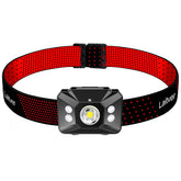 Laitver Head Torch Rechargeable, Super Bright LED Headlamp with Sensor Control & Red Light, 5 Lighting Modes, IPX5 Waterproof 30 Hrs Runtime for Power Cuts, Emergency, Running, Hiking etc.