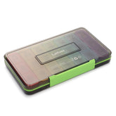 Laitver Weekly Pill Box Organiser , 3 Times A Day, Travel 7 Day Colourful Boxes for Easy Differentiation, with Large Compartments, for Medication, Vitamins, Fish Oils, Supplements