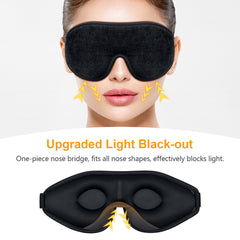 Laitver Light-Blackout Design Eye Zero-Pressure 3D Sleeping Mask